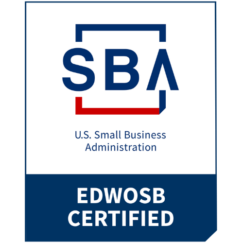 EDWOSB Certified - Economically Disadvantaged Women Owned Small Business